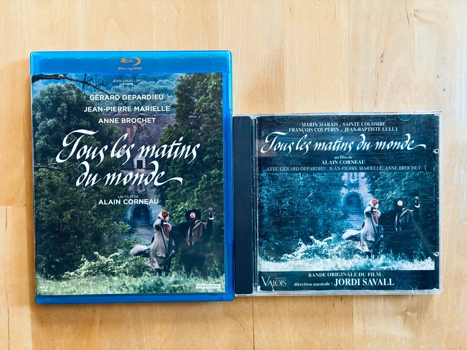 Blu-ray Tous les matins du monde avec CD de la Bande Originale.